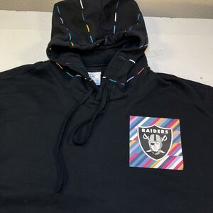 NIKE LAS VEGAS RAIDERS Team Issue Crucial Catch HOODIE HOODED SWEATSHIRT XXL